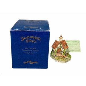 Vintage David Winter 1995 Gardeners Cottage Guild Member Only in Box with COA